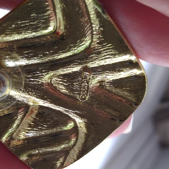 Vintage Geometric shape earrings - Picture 5 of 5